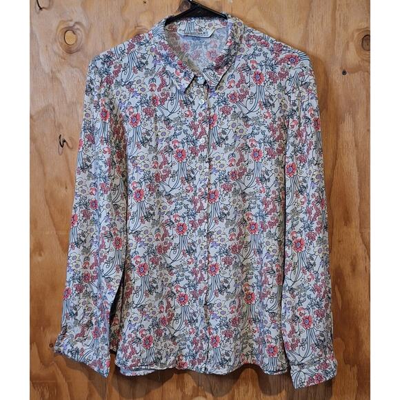 Big Dart Tops - Big Dart Shirt Womens Large European UK Cottagecore Prairiecore Farmcore Country